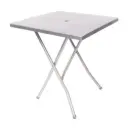 Mesa Posta 75x75 Cm Plegable Cuadrada TAP.PVC -0116 