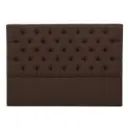 Respaldo El Madero ELM 150 Capitone-Costura Praga Chocolate