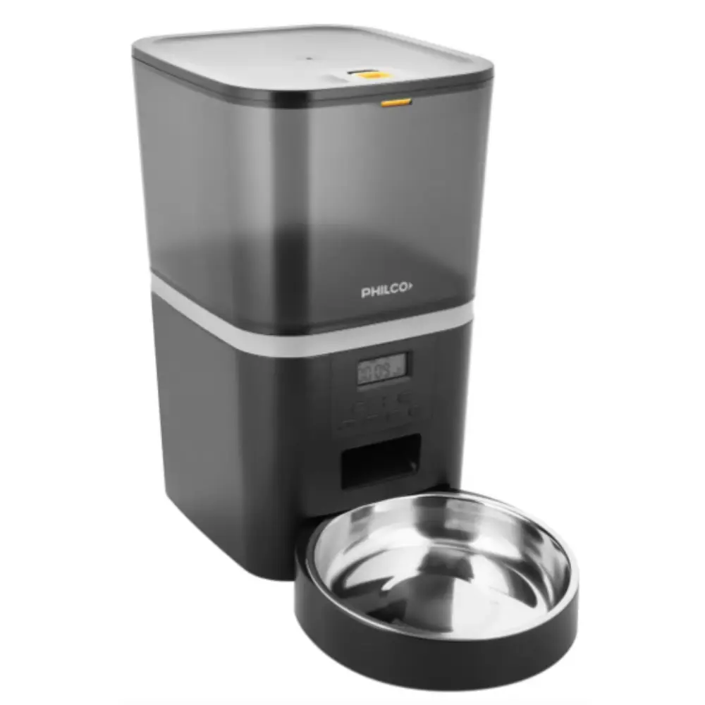 Dispenser Philco PF005CPP Automatico Alimento Para Mascotas Con Camara 
