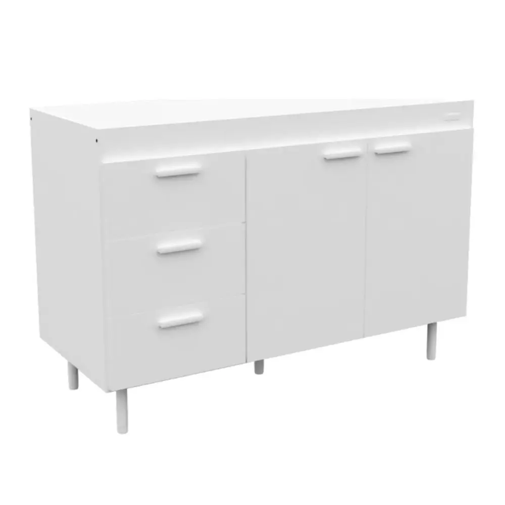 BAJO MESADA MAXIMO 120CM 72232 SIN BACHA BLANCO MATE