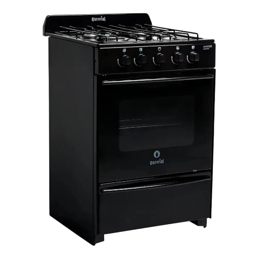 Cocina Escorial Master Style Negra Multigas