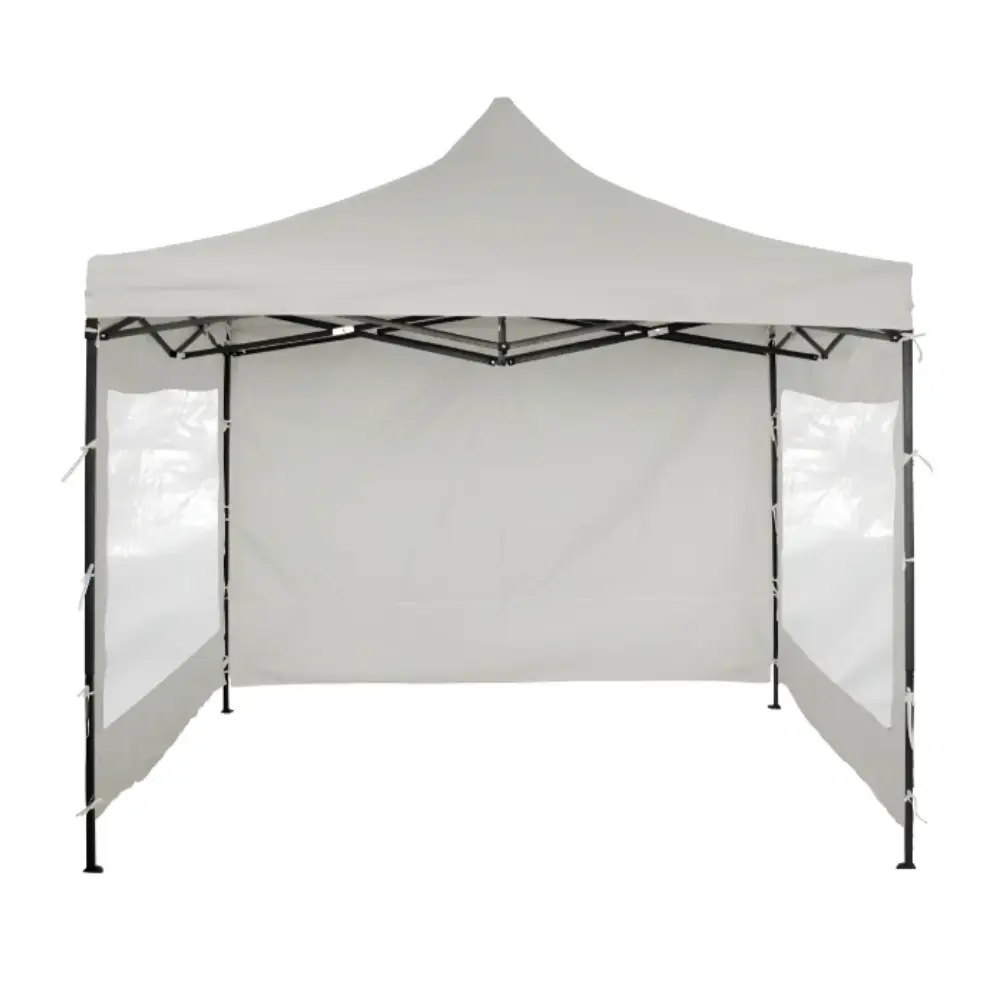 Gazebo Philco GAP3X3WWAP 3x3 Mts. Con Pared Estructurado Aluminio Blanco