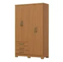 Placar Henn Caju 4 Puertas 200 X 121 X 46 Cm DA135-214 Cinamoto