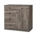 Comoda Ricchezze Piu Pack 4 Cajones - 1 Puerta Moccha