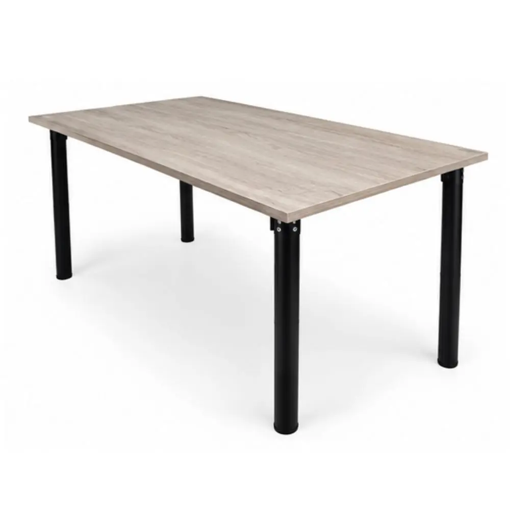 Mesa Auguste 1.40x80 Cm Atenas Caño/Madera