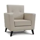 Sillon Brissio Enrique 111 Chocolate/Tapizado Beige