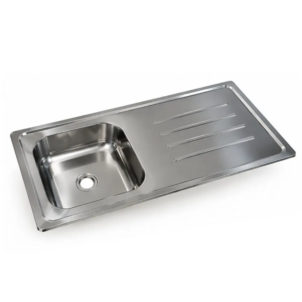 Mesada Novacel 1.20x52 Cm Acero Inoxidable Reversible
