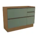 Bajo Mesada Kappersberg 40x88x52 Cm L. Maxxi CB1213-CN Canela