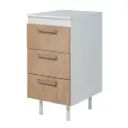 Bajo Mesada Ricchezze Turin 0.40 Mts. 3 Cajones Roble Kendal