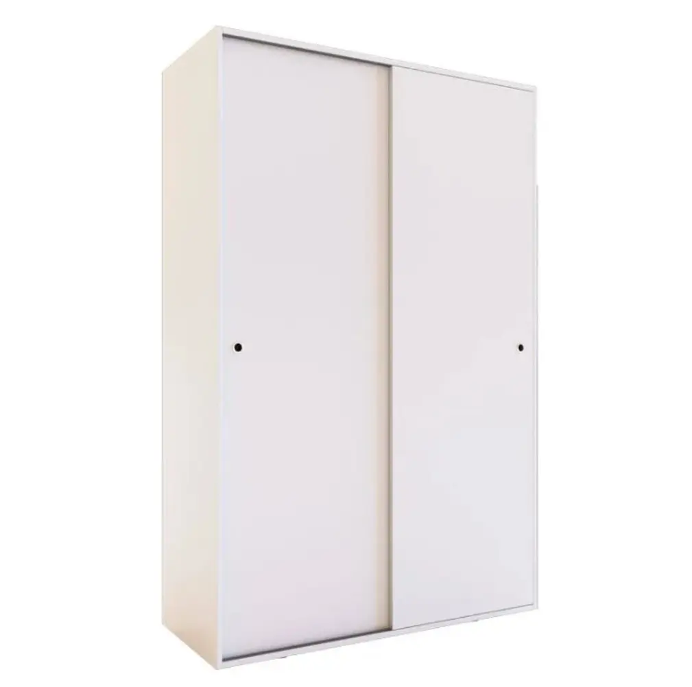 Placar Delos 2 Puertas Corredizas 2 Cajones - Blanco