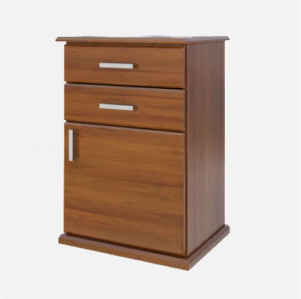 Mesa de Luz Inmacol Corpus 2 Cajones 1 Puerta 132-3 CastaÒo