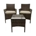 Set Delos Varadero Rattan 2 Sillones + Mesa -PRA01
