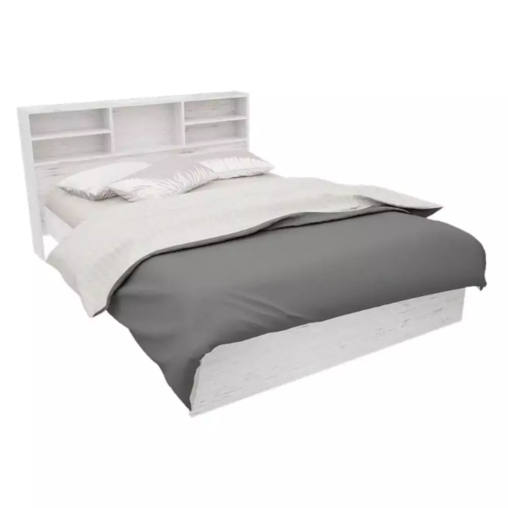 Cama Orlandi 2 Plazas con Repisa 104 Venecia