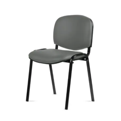 [MUDC89] SILLA GREY DC-89 TAPIZADA CUERINA GRIS
