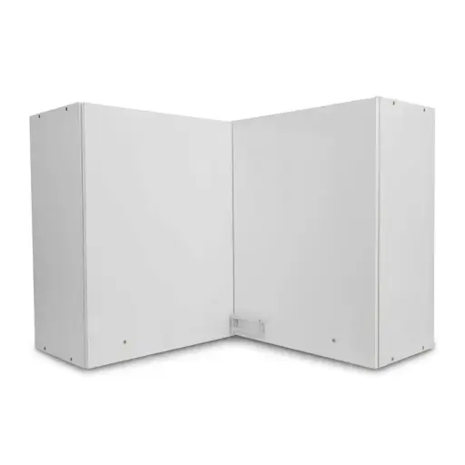 [MUS624B] Alacena Kappesberg 2 Puertas Esquinera 45 x 120 x 120 Blanco