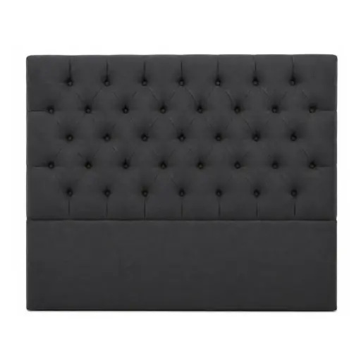 [FRM00461] Respaldo El Madero ELM 140 Capitone-Costura Praga Gris Oscuro