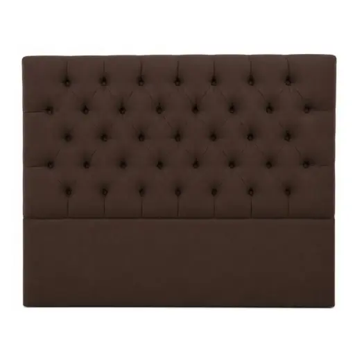 [MRM02442] Respaldo El Madero ELM 140 Capitone-Costura Praga Chocolate
