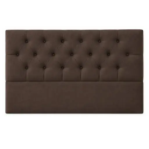[MRM02743] Respaldo El Madero ELM 160 Capitone-Costura Praga Chocolate