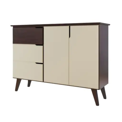 [MU1434WE] Bahiut Inmacol Mediteraneo 2 Puertas - 3 Cajones 1.00 X 1.40 M 143-4 Wengue