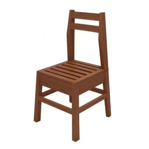 [MU6203CA] SILLA INMACOL CARIBE APILABLE MADERA 620-3 CASTANO