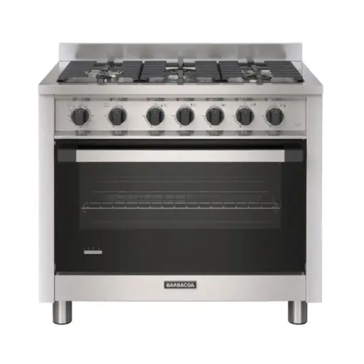 [720665898490] COCINA ORMAY B90 T BARBACOA 5H AC. INOX. REJ. FUND.