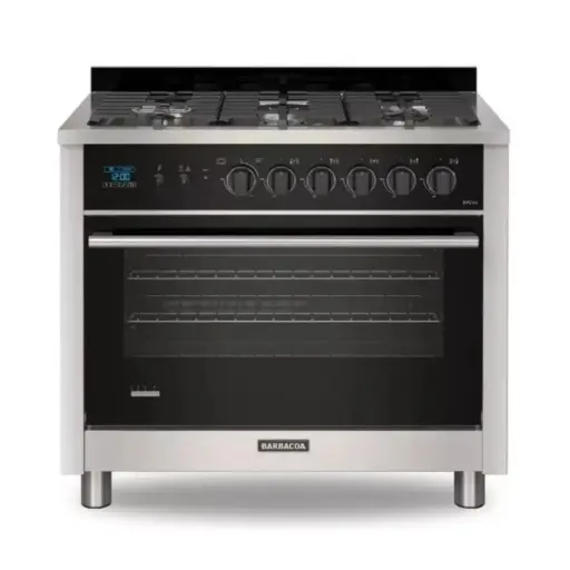 [720665898520] COCINA ORMAY B90 DG BARBACOA 5H TIMER DIGITAL AC. INOX. REJ. FUND.