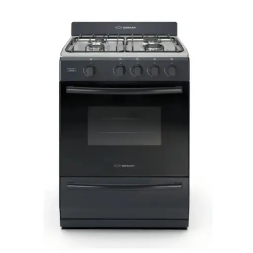 [720665899121] COCINA ORMAY INOX NEGRA 4H