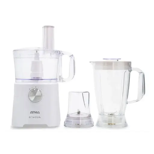 [7799111038707] Multiprocesadora Atma LP8426AP Essential + Vaso Licuador 9 en 1 650 W 1.2 Lts.