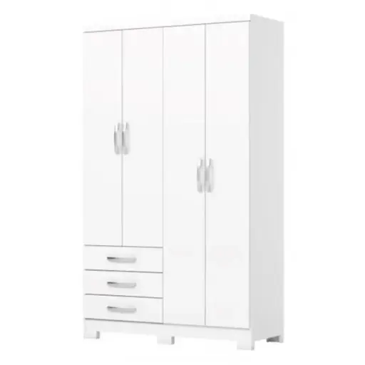 [DA13510] PLACAR HENN CAJU 4PTAS 200X121X46CM DA135-10 BLANCO