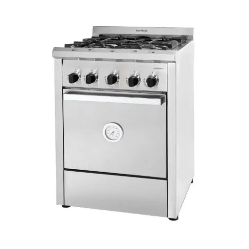 [515MG] COCINA SOL REAL 4H MULTIGAS PROF. 60CM PTA-ACERO S/VISOR 515-MG