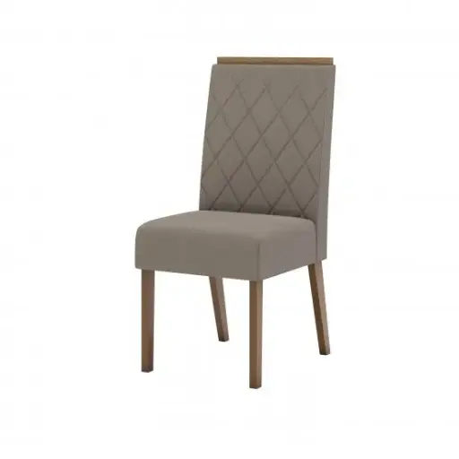 [SEC320510] SILLA HENN NINA TAPIZ/TELA SEC32-510 MARROM AMENDOA