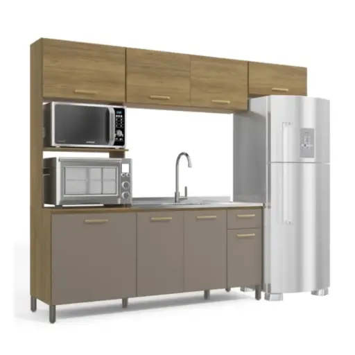 [L780ANGFE] KIT DE COCINA KAPPESBERG COMPACTA 210X258X52 C-MESADA CXPIA-120 L780A-NGFE NOGUERIA-FENDI