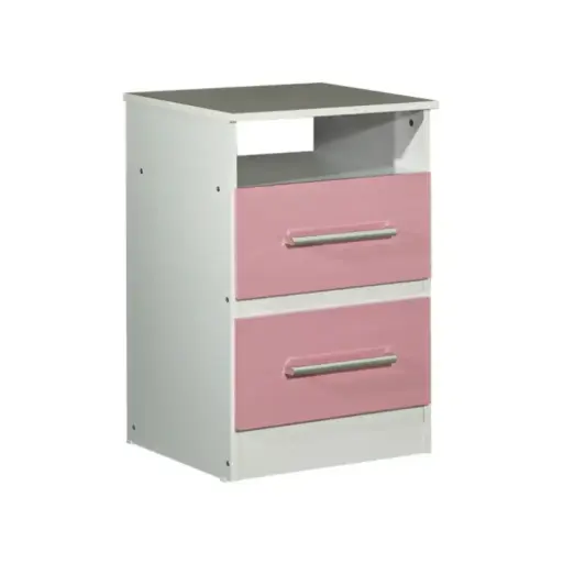 [MU68020] Mesa De Luz Maximo 2 Cajones 68020 Infantil -Rosa