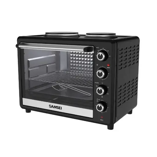 [7799111681354] HORNO SANSEI 63L C-ANAFE CONVECCION 2800W/5NIV. HGCSA6324AUAPI