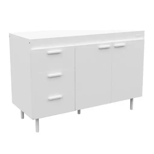 [MU72232BMA] BAJO MESADA MAXIMO 120CM SIN BACHA BLANCO MATE