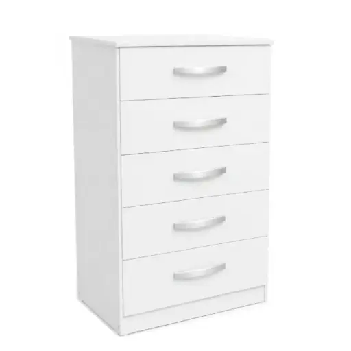 [MU0207BM] Chifonier Maximo 5 Cajones Family 0207- Blanco-Mate