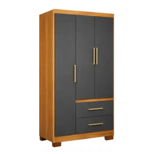 [MU53010GFT] Placar Maximo 3 Puertas - 2 Cajones 9301 Grafito - Teca