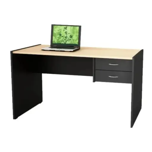 [MU901NEHA] Escritorio Piro 901 1,20 Mts Negro/Haya